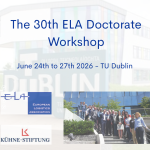 ELA Doctoral Workshop